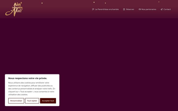 Screenshot του aincroyable-noel.fr