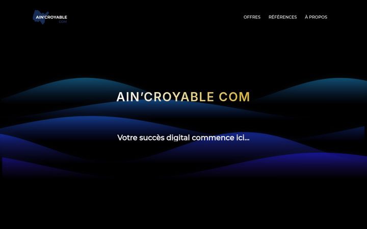 Screenshot of aincroyablecom.fr