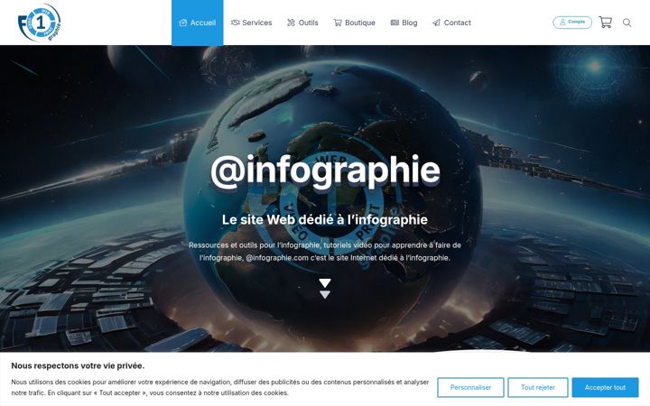 Screenshot of ainfographie.com