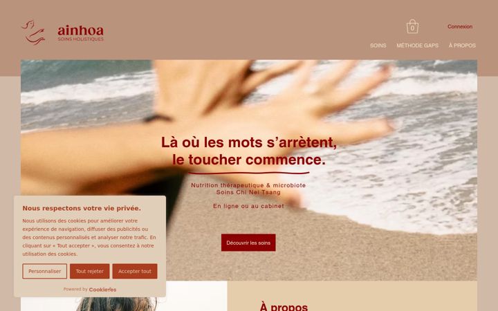 Screenshot stránky ainhoa-urretxu.com