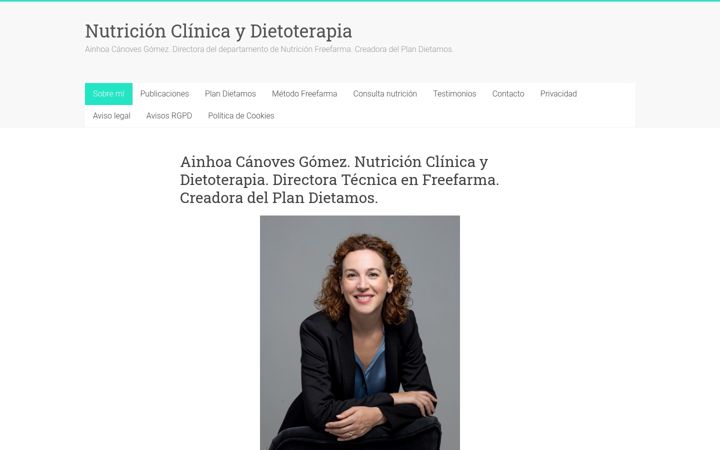 Screenshot of ainhoadietamos.com
