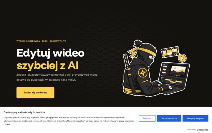 Screenshot of aininjas.pl