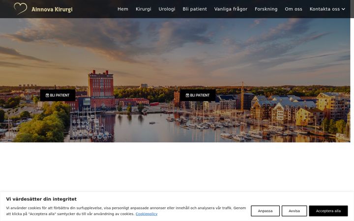 Screenshot of ainnovakirurgi.se
