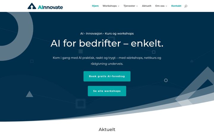 Captura de ecrã de ainnovate.no