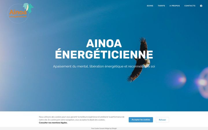 Screenshot of ainoaenergie.fr