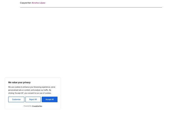 Screenshot of ainohalopez.com