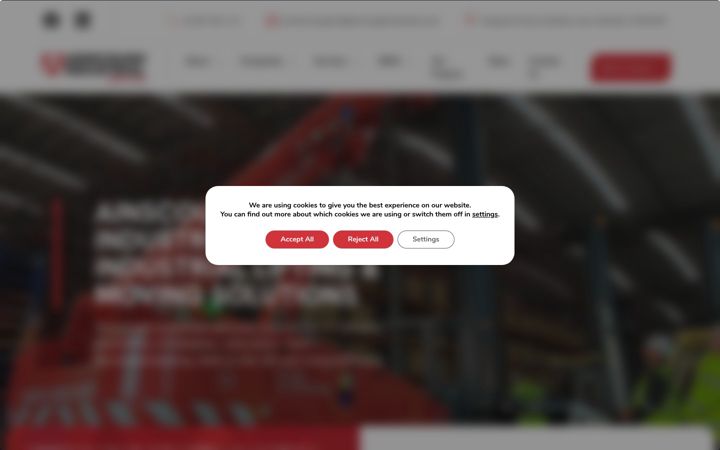 Screenshot of ainscoughindustrial.co.uk