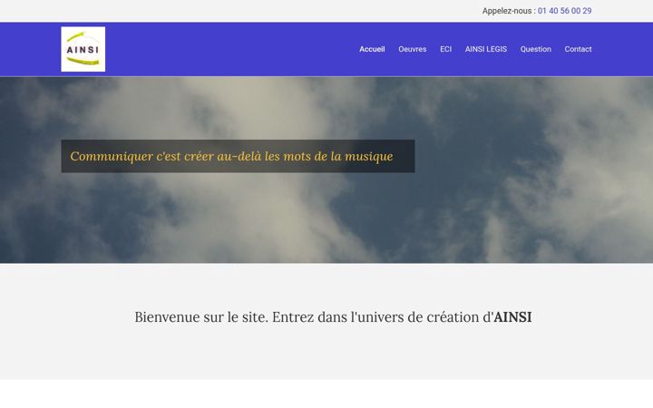 Screenshot stránky ainsi.net
