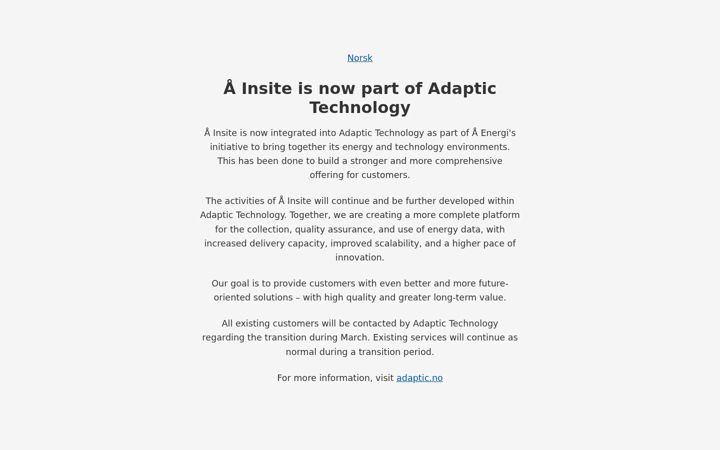 Screenshot of ainsite.io