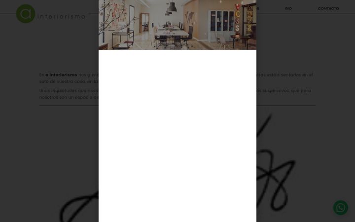 Screenshot of ainteriorismo.es