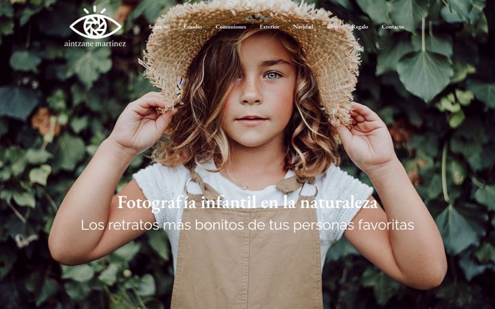 Screenshot of aintzanemartinez.es