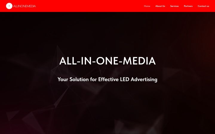 Screenshot of aio.media
