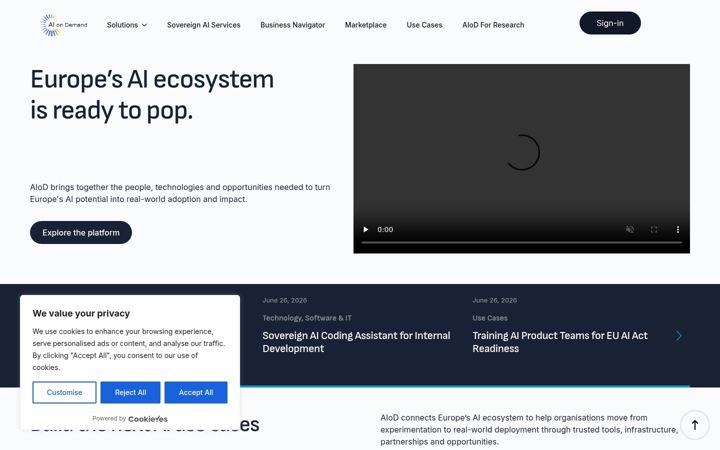 Screenshot of aiodp.ai