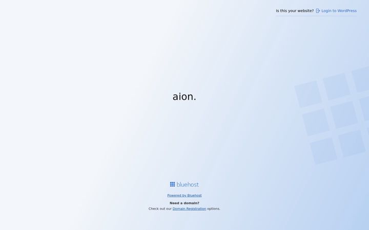 Screenshot of aion.is