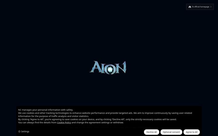 Screenshot of aiononline.com