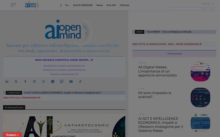 Screenshot of aiopenmind.it