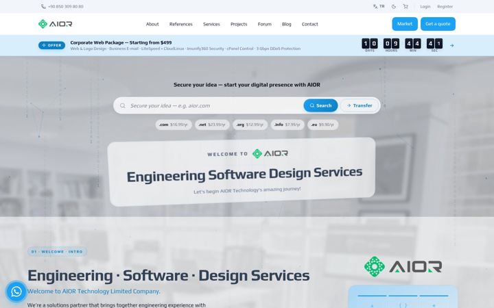 Screenshot of aior.com