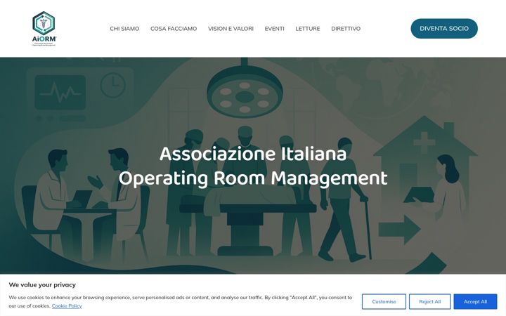 Screenshot of aiorm.it