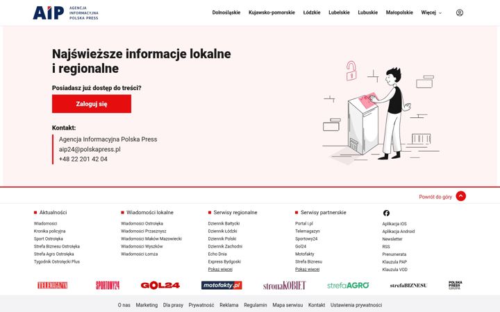 Screenshot of aip24.pl