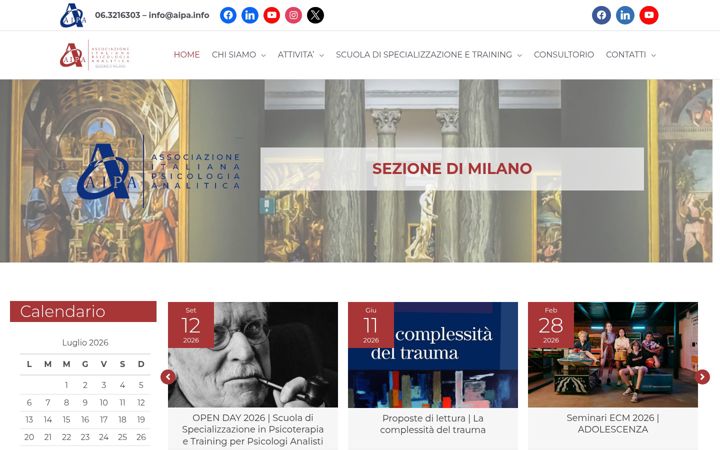 Screenshot of aipamilano.it