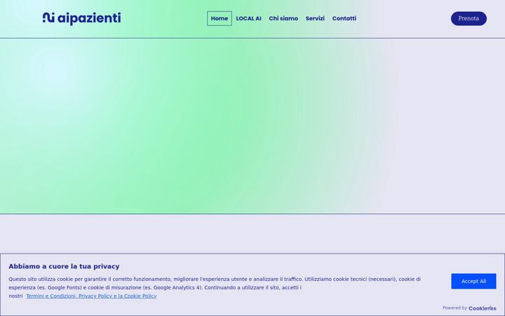 Screenshot of aipazienti.com