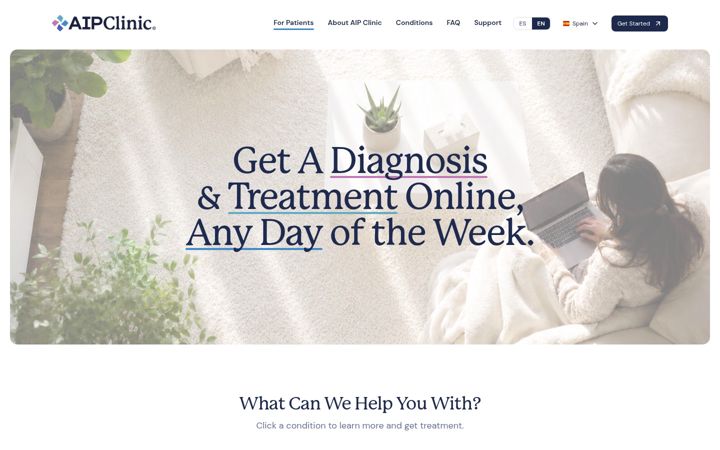 Screenshot of aipclinic.es
