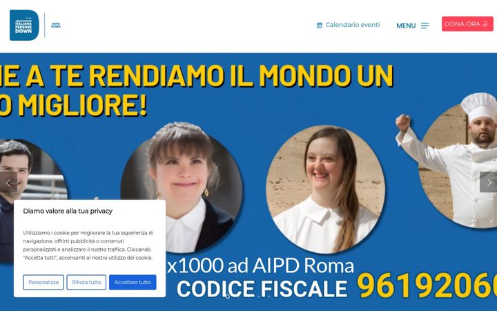 Screenshot of aipdroma.it