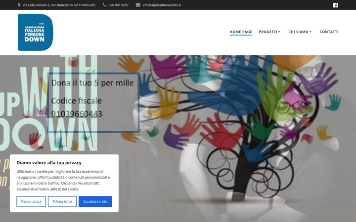 Screenshot of aipdsanbenedetto.it