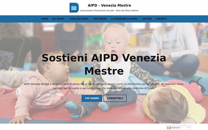 Screenshot of aipdveneziamestre.it