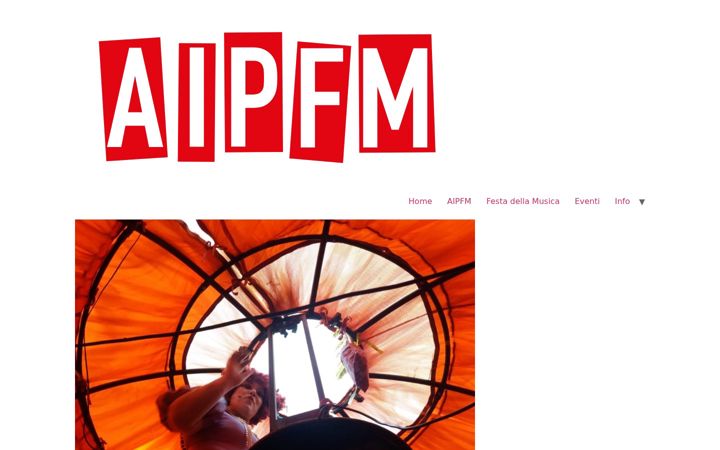 Skjámynd af aipfm.it