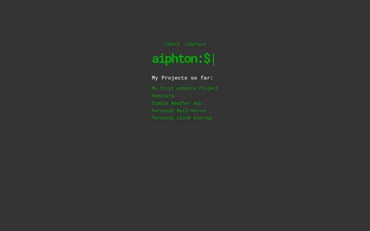 Screenshot of aiphton.de