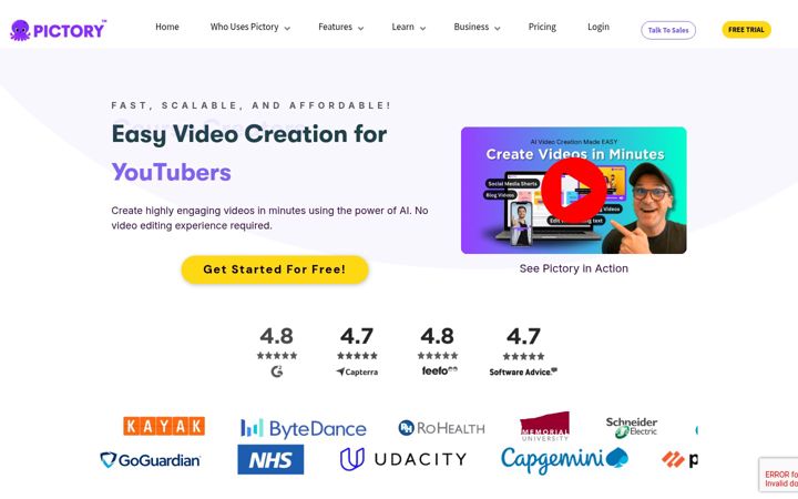 Screenshot of aipictory.com