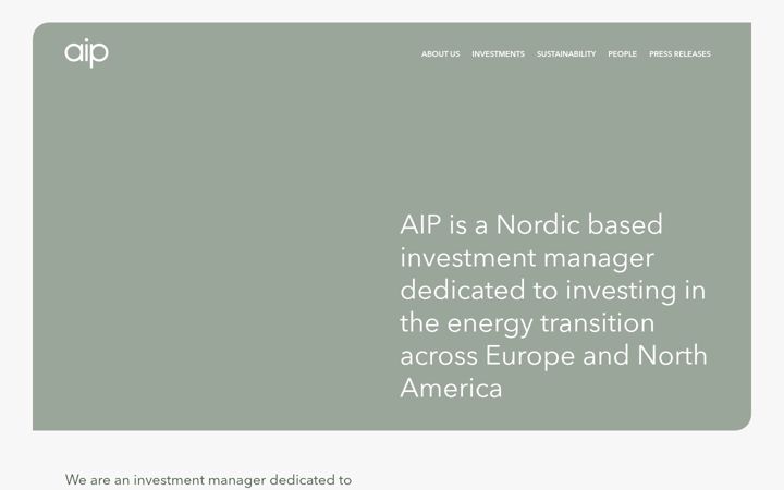 Screenshot of aipmanagement.dk