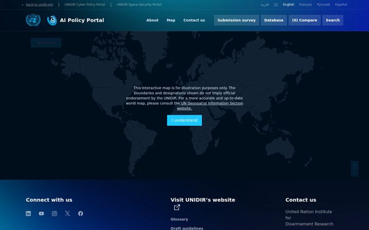 Screenshot of aipolicyportal.org
