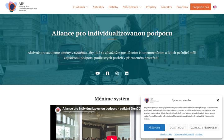 Screenshot of aipp.cz