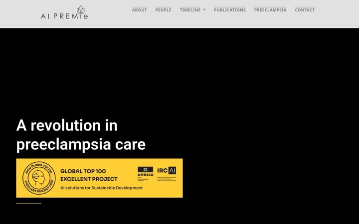 Screenshot of aipremie.com