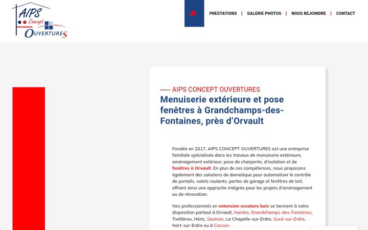 Screenshot of aips-concept-ouvertures.fr