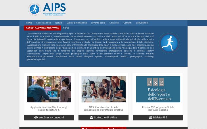 Screenshot of aipsweb.it