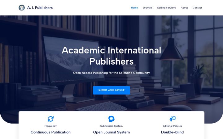 Screenshot of aipublishers.org