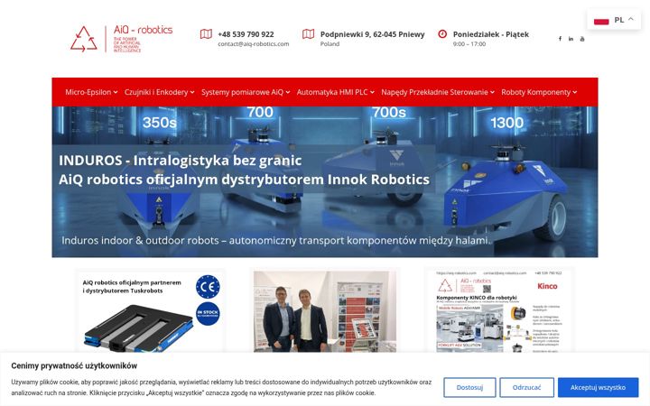 Captura de pantalla de aiq-robotics.com