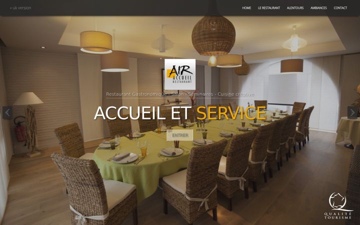 Screenshot di air-accueil-restaurant.com