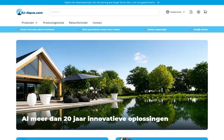 Screenshot of air-aqua.com