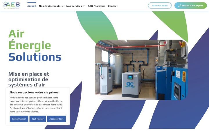 Screenshot of air-energie-solutions.fr