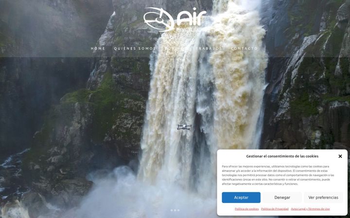 Screenshot von air-evolution.es