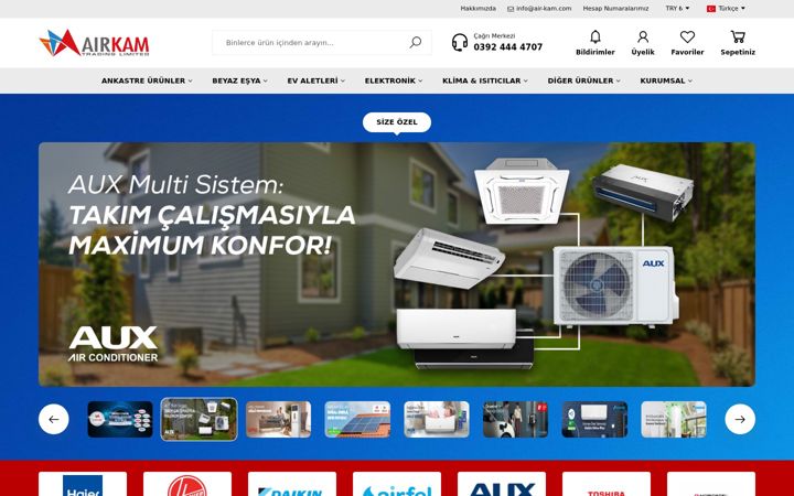 Zrzut ekranu air-kam.com