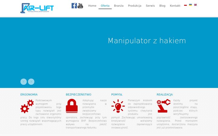 Screenshot of air-lift.pl