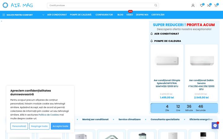Screenshot of air-mag.ro