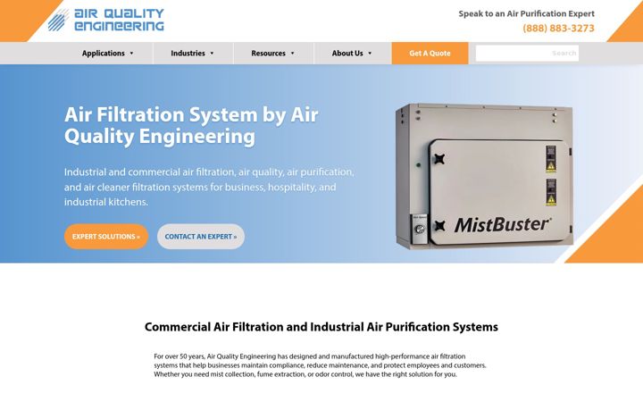 Screenshot ta' air-quality-eng.com