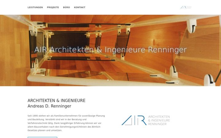 Screenshot of air-renninger.de