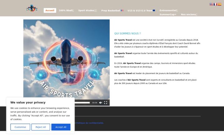 Screenshot of air-sports-travel.com